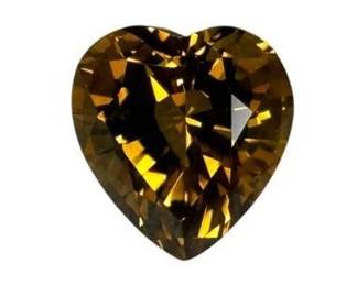 9.45 Carat Natural Citrine (Heart Cut)