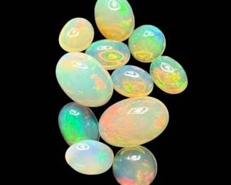 10.04 Carats Natural Welo Opal Cabochon Lot
