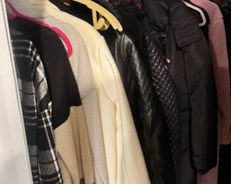 Assorted Womens Outerwear and Clothing Items