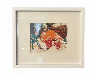 Sam Francis Style Abstract Expressionist Painting