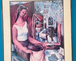 Fred Jones July seventh Lithograph