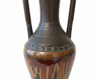 Vintage West German Fat Lava Ceramic Amphora Vase