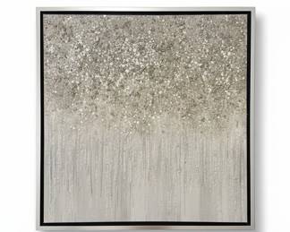 Textured Glitter Abstract Wall Art