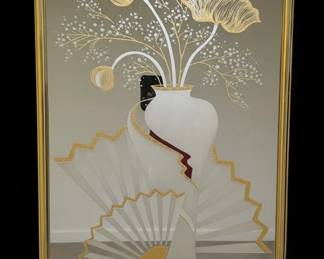 s Windsor Art Etched Floral Mirror