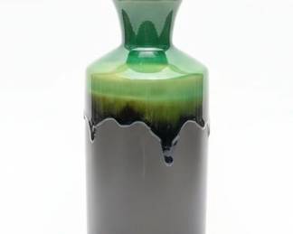 MidCentury Modern Glazed Ceramic Vase Bitossi Style