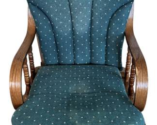 Nice Vintage Wooden Glider Rocking Chair