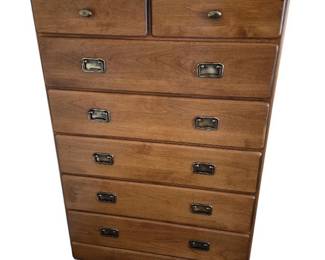 Mid Century Modern Tallboy Dresser