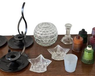 Miscellaneous Candle Holders Lot