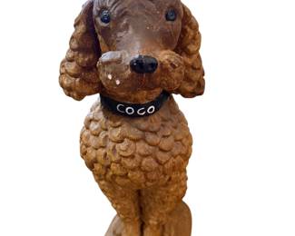 Adorable Poodle Statue Coco