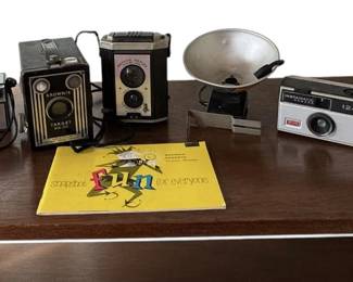 Lot of Vintage Cameras and More