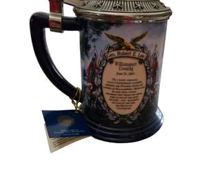 General Robert E Lee Civil War Franklin Mint Collector Tankard