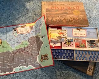Vintage Civil War board game