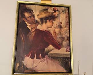 Escena de Cafe by Jose Puyet Padilla print