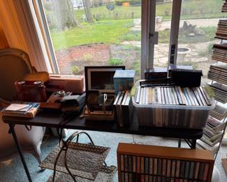 DVDs, CDs, & misc. electronics