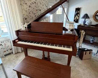 Vintage Vose & Sons baby grand piano