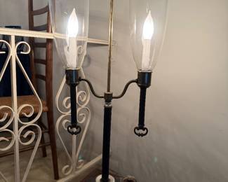 Vintage Leviton double lamp