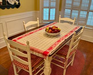 Breakfast table and chairs