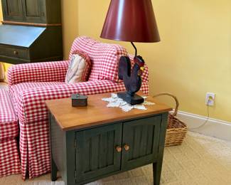 Stands, and rooster lamp