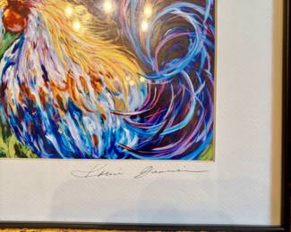 Signed artwork of Chickens! 