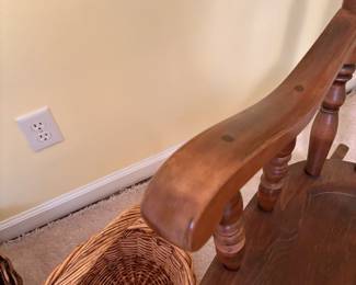 Baskets, rocking chair