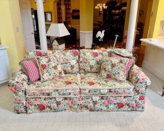 Floral Sofa Ethan Allen