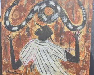 Steven Chandler outsider painting.