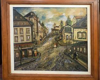 School of Paris oil.