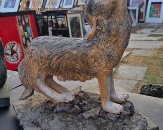 William Iaculla ceramic Coyote.