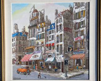 Robert Farrington Parisian scene.