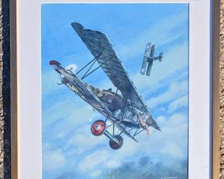 D. CARRICK 1958 WATERCOLOR.