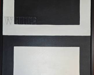 David Srhal minimalist oil 48 x 24.