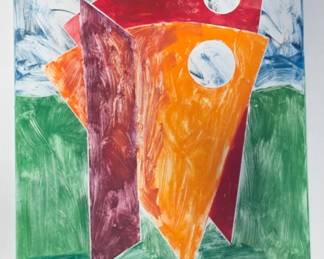 Abstract serigraph. Large.