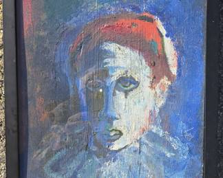 Oil painting signed Jaby.