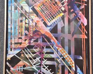 Abstract Bay Area Cityscape. C. Hamilton.