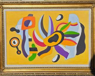 Abstract Keger inspired oil.