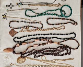 Many jewelry items, including Russian and Japanese items