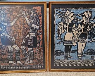 Indonesian wall hangings