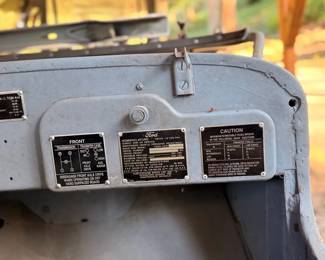 1942 Willys GPW Jeep Restored