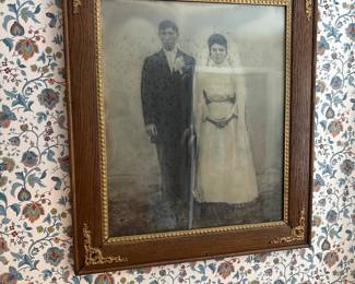Viintage photo framed