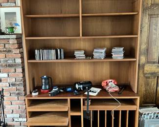 MCM Book case and record holder