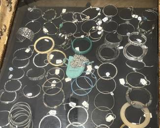 Estate Sale Jewelry Finds - Sterling Silver, gemstones, cabechons, chains, earrings, pendants