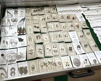 Estate Sale Jewelry Finds - Sterling Silver, gemstones, cabechons, chains, earrings, pendants
