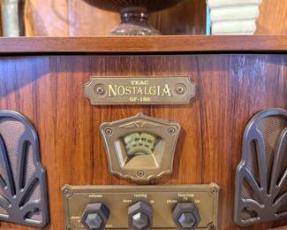 TEAC Nostalgia GF-180, an all-in-one stereo music system designed with a vintage aesthetic
