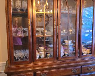 Cherry China Cabinet $300