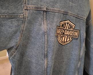 XL Harley  Vintage Jean Jacket 