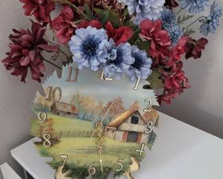Hand Painted Clock
