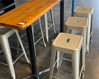 Bar Table with Barstools