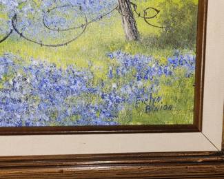 TX bluebonnet painting