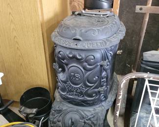Vintage cast iron stove