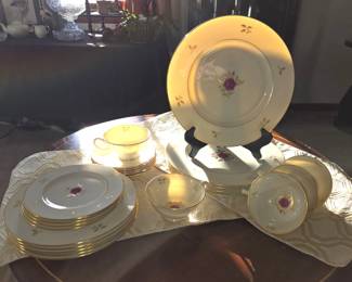 Vintage LENOX service of dishes